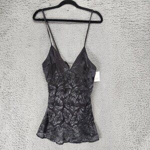 Auden Intimates Womens Medium Black Sleeveless Camisole Two Piece Set *NWT*